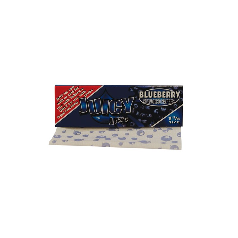 Juicy Jays Rolling Papers 1¼ 1/4 Blueberry Display