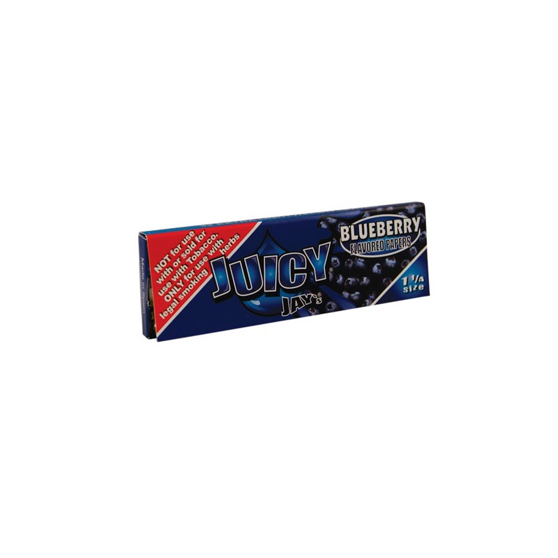 Juicy Jays Rolling Papers 1¼ 1/4 Blueberry Display
