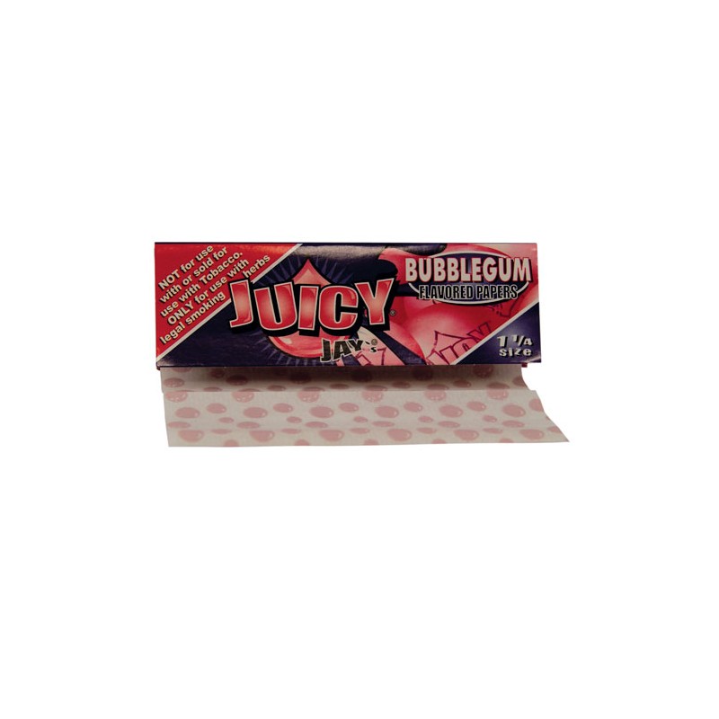 Juicy Jays Rolling Papers 1¼ 1/4 Bubble Gum Display