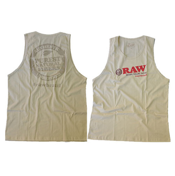 Raw Camiseta Tirantes Brazil Beige