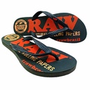 Raw Brazil Chanclas Negras