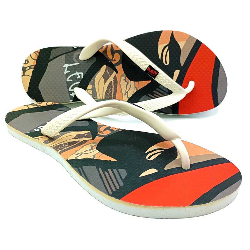 Raw Brazil Chanclas Blancas