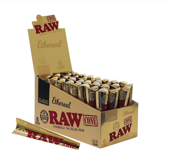 Raw Ethereal Cono 6pk/32 Display