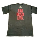 Raw Camiseta Brazil Negra