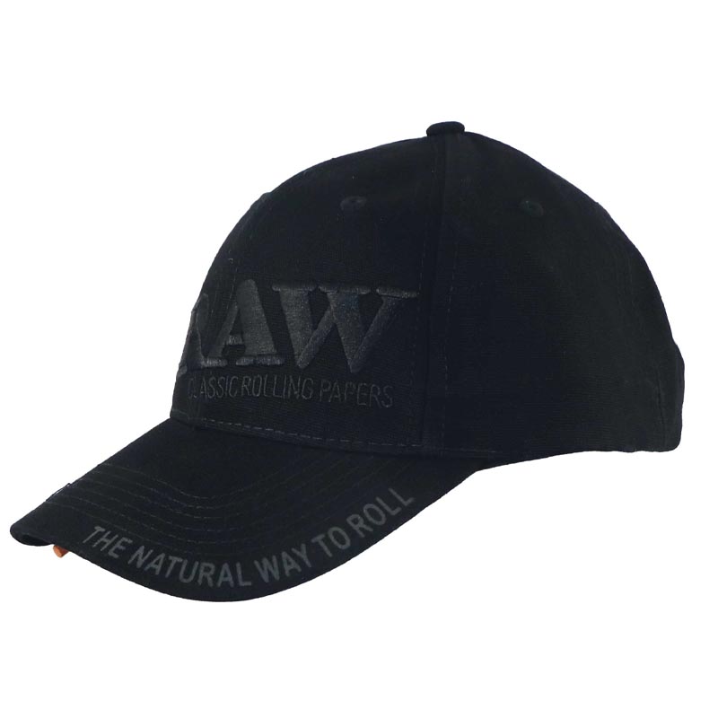 Raw Gorra Black On Black + Poker