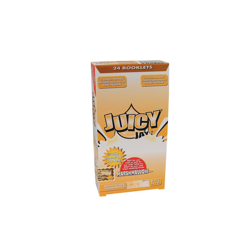 Juicy Jays Rolling Papers 1¼ 1/4 Marshmallow Display