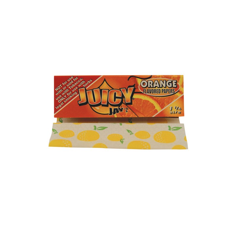 Juicy Jays Rolling Papers 1¼ 1/4 Orange Display
