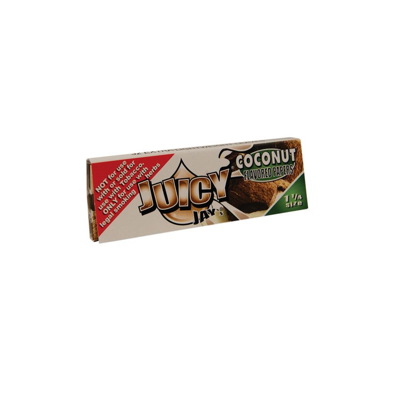 Juicy Jays Rolling Papers 1¼ 1/4 Coconut Display