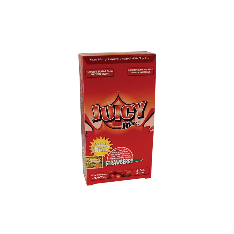 Juicy Jays Rolling Papers 1¼ 1/4 Strawberry Display