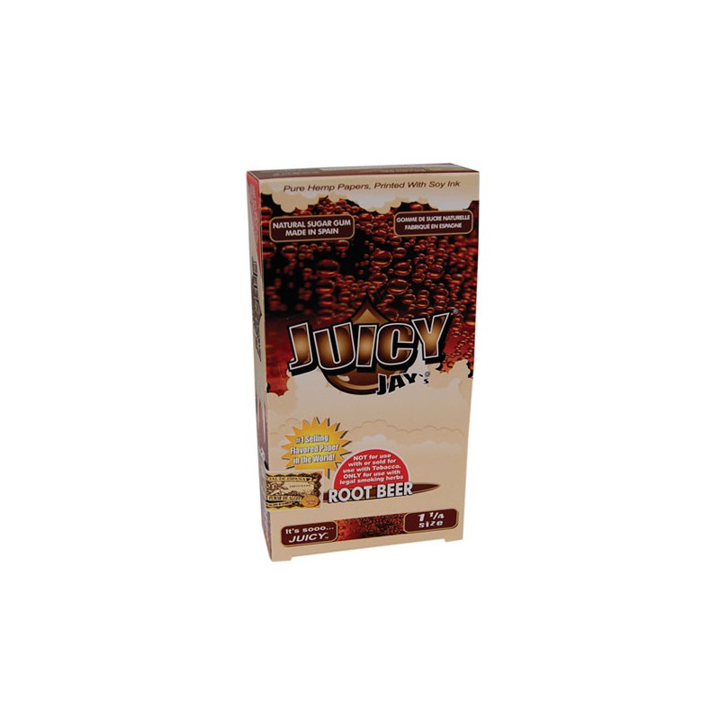 Juicy Jays Rolling Papers 1¼ 1/4 Root Beer Display