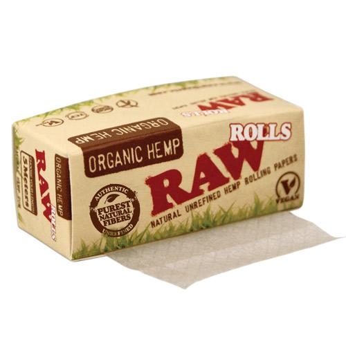 RAW Rolls Organic King Size 5m Slim Display