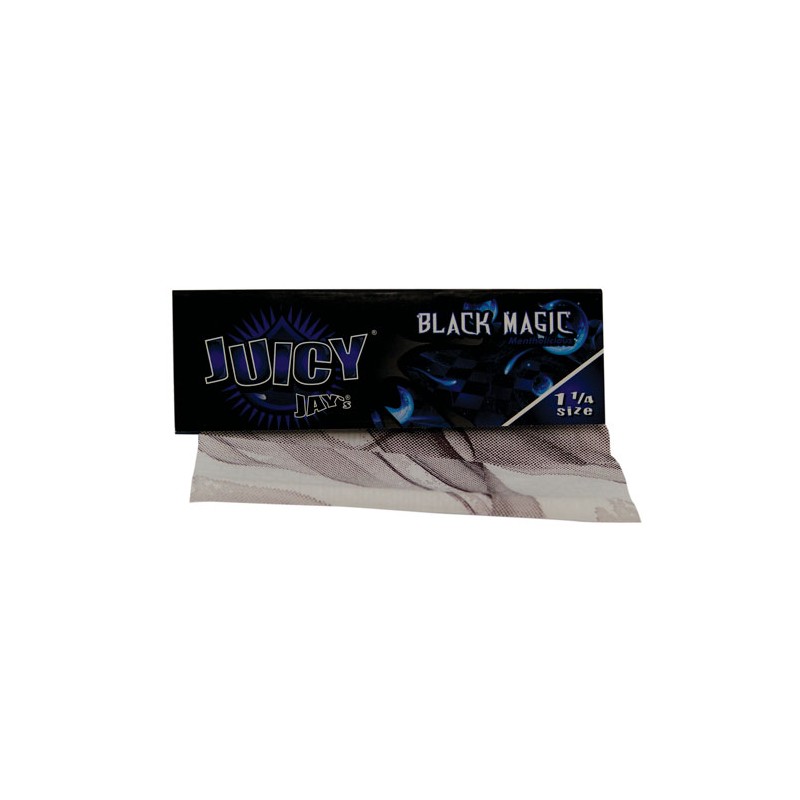 Juicy Jays Rolling Papers 1¼ 1/4 Black Magic Display