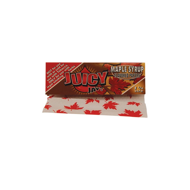 Juicy Jays Rolling Papers 1¼ 1/4 Maple Syrup Display