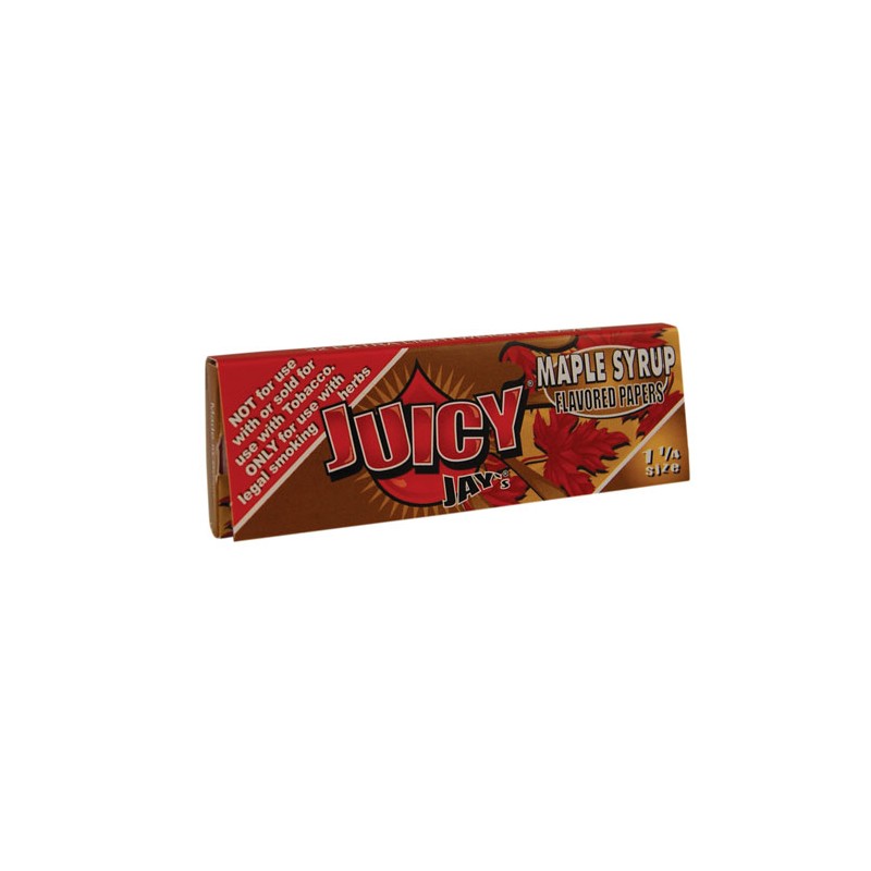 Juicy Jays Rolling Papers 1¼ 1/4 Maple Syrup Display