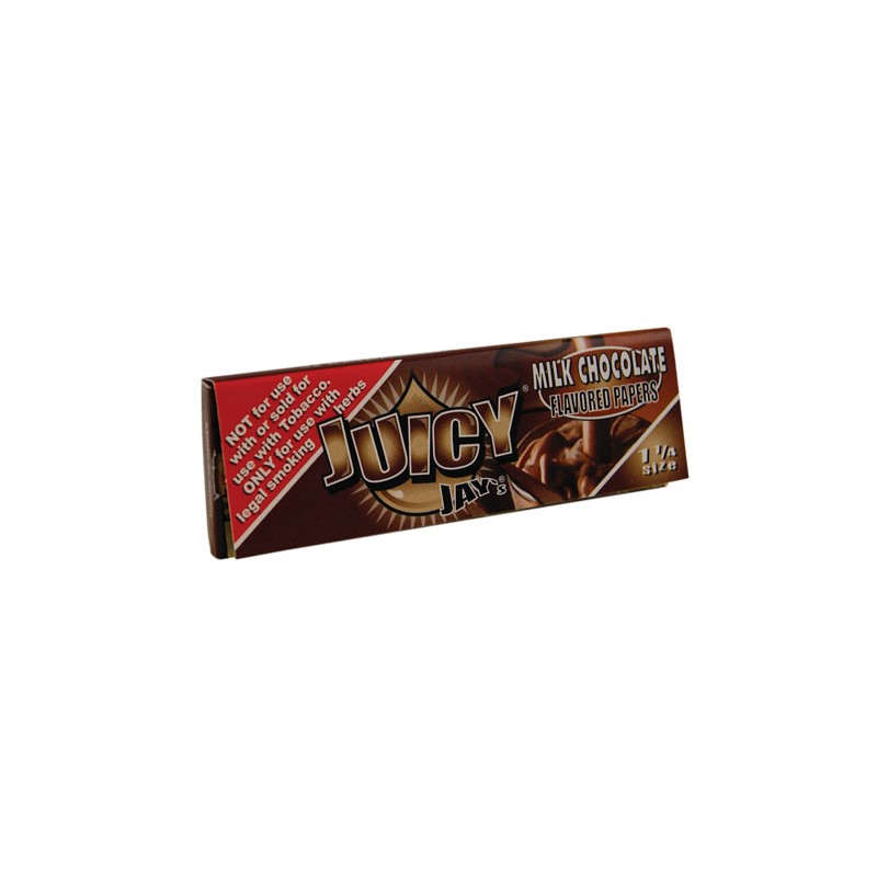 Juicy Jays Rolling Papers 1¼ 1/4 Milk Chocolate Display