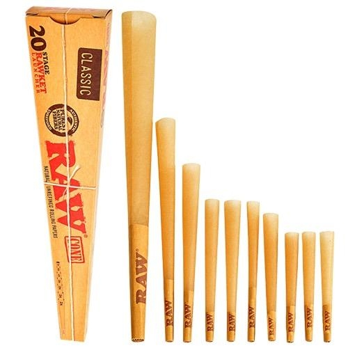RAW Cone Classic 20 Stage Rawket Display