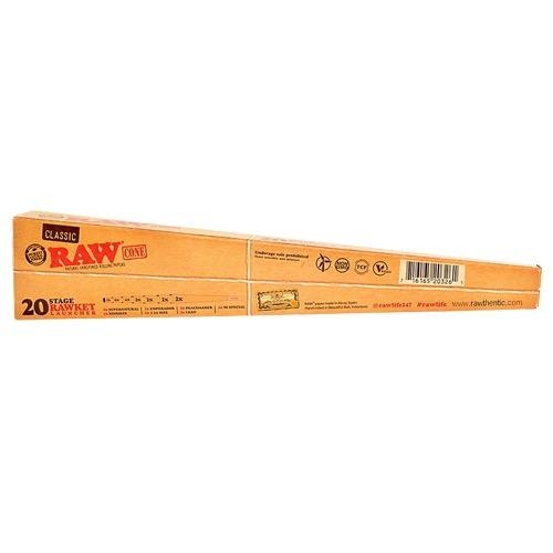 RAW Cone Classic 20 Stage Rawket Display