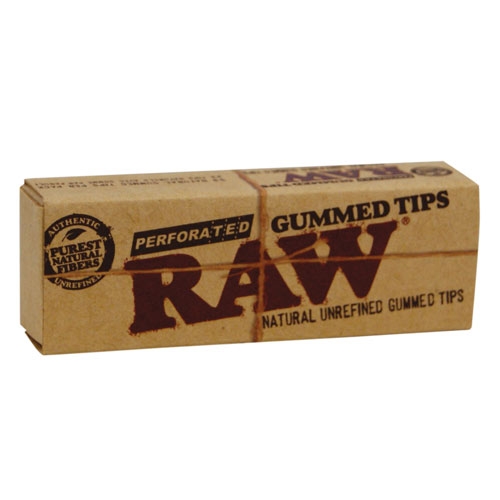 RAW Tips Classic Original Perforated Gummed Display