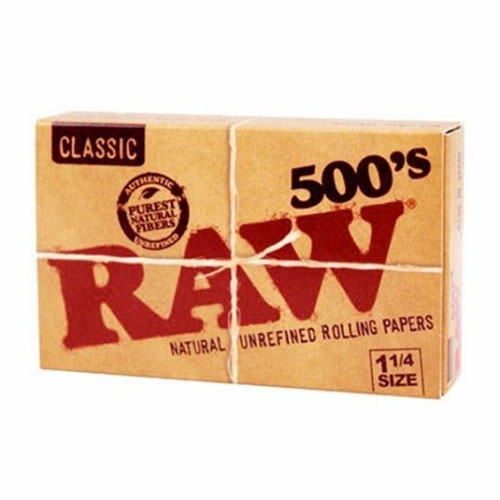 RAW Rolling Papers Classic 1¼ 1/4 500 Display