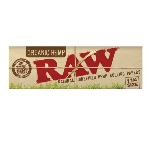 RAW Rolling Papers Organic 1¼ 1/4 Display