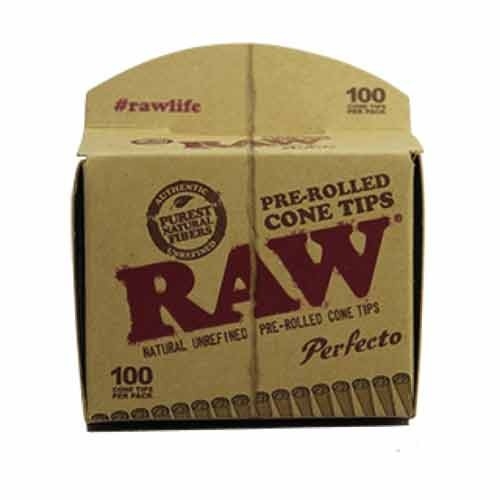 RAW Tips Classic Prerolled Cone Perfecto 100 Display