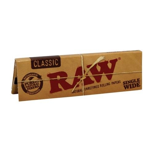 RAW Rolling Papers Classic Single Wide Single Window Display
