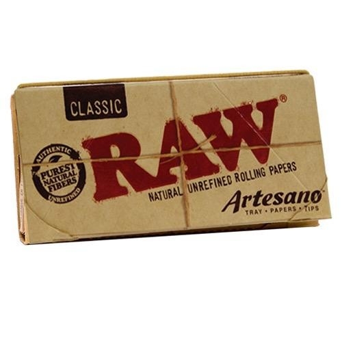 RAW Rolling Papers Classic King Size Slim Artesano Display
