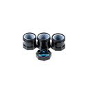 Cookies Storage Plastic Container Small 7 Pieces Black Unit