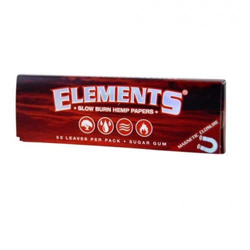 Elements Rolling Papers Red 1¼ 1|4 Display