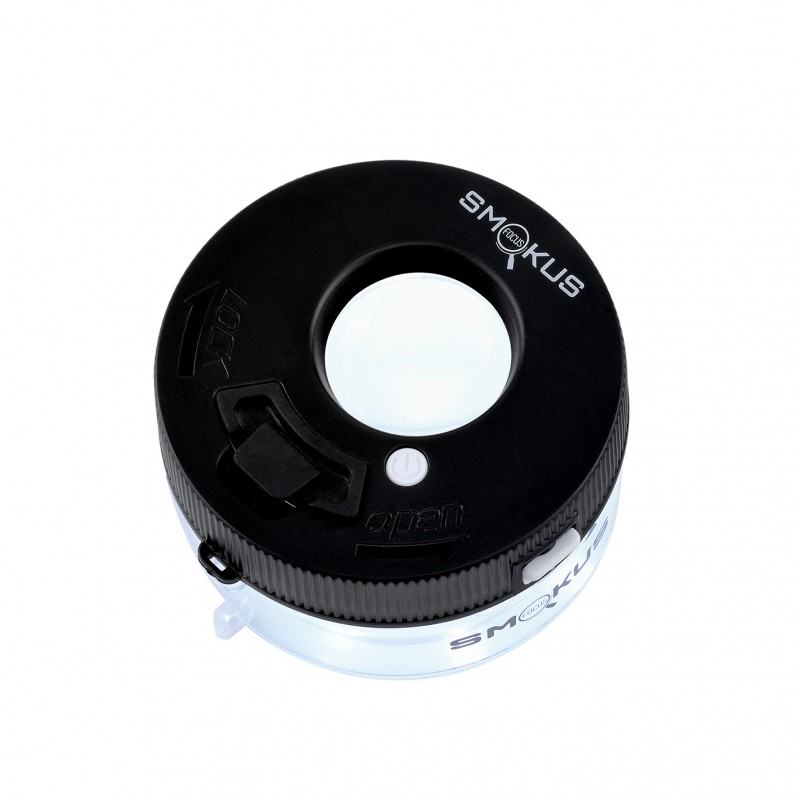 Smokus Focus Storage Jar JetPack Infinity Black Display