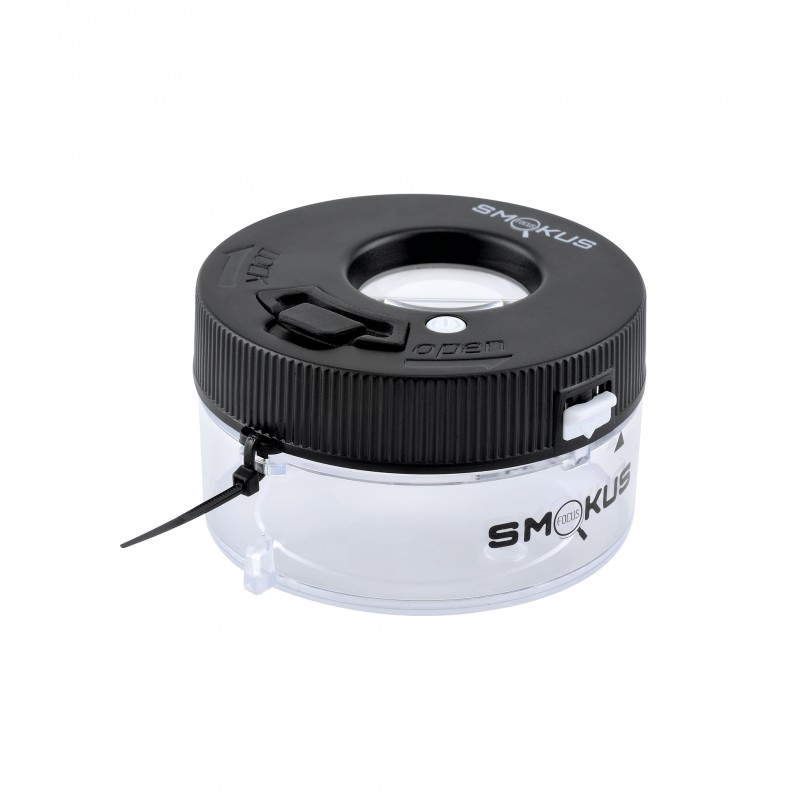 Smokus Focus Storage Jar JetPack Infinity Black Display