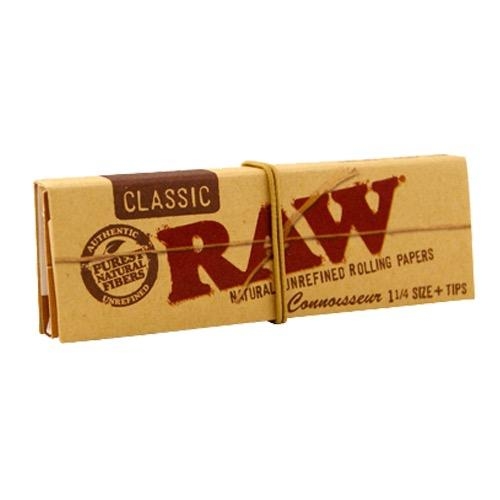 RAW Rolling Papers Classic Connoisseur 1¼ 1/4 Display