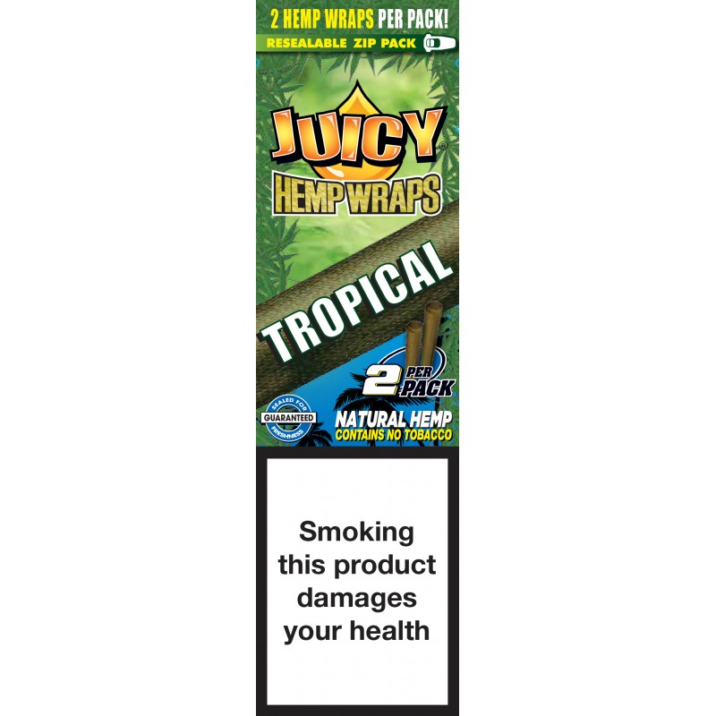 Juicy Hemp Wraps Tropical Display