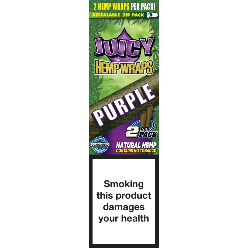Juicy Hemp Wraps Purple Display