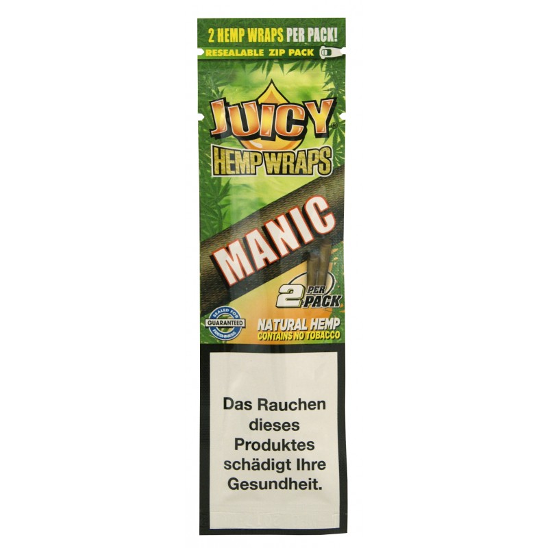 Juicy Hemp Wraps Manic Display