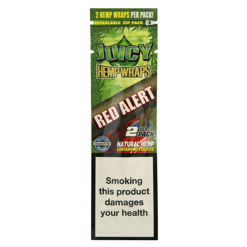 Juicy Hemp Wraps Red Alert Display