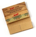 RAW Rolling Papers Classic Connoisseur Single Wide Display
