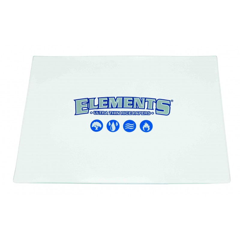 Elements Rolling Tray Glass Blue Original Large Unit