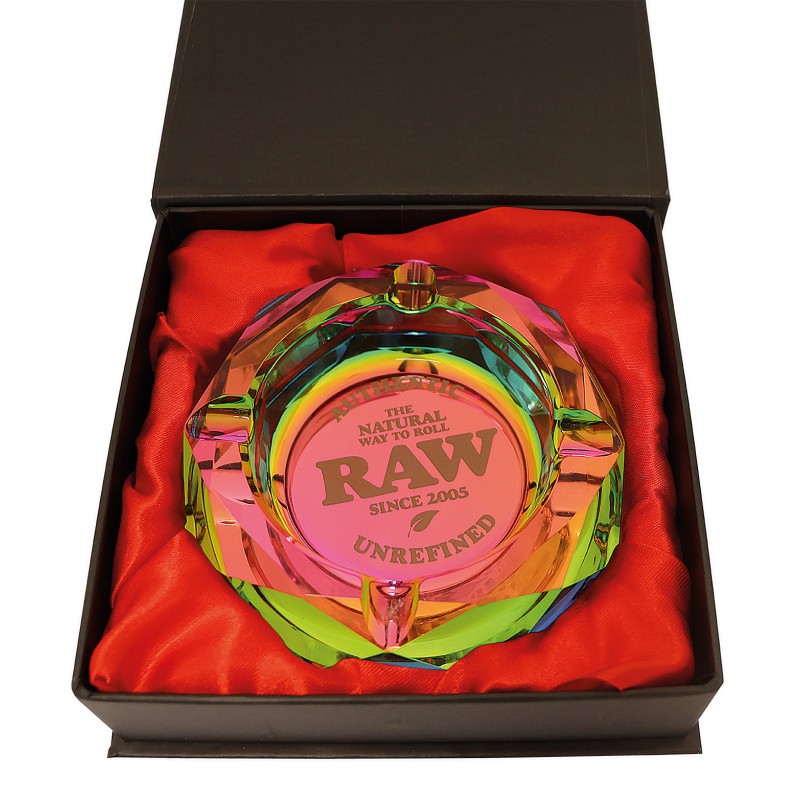 RAW Ashtray Glass Rainbow Unit