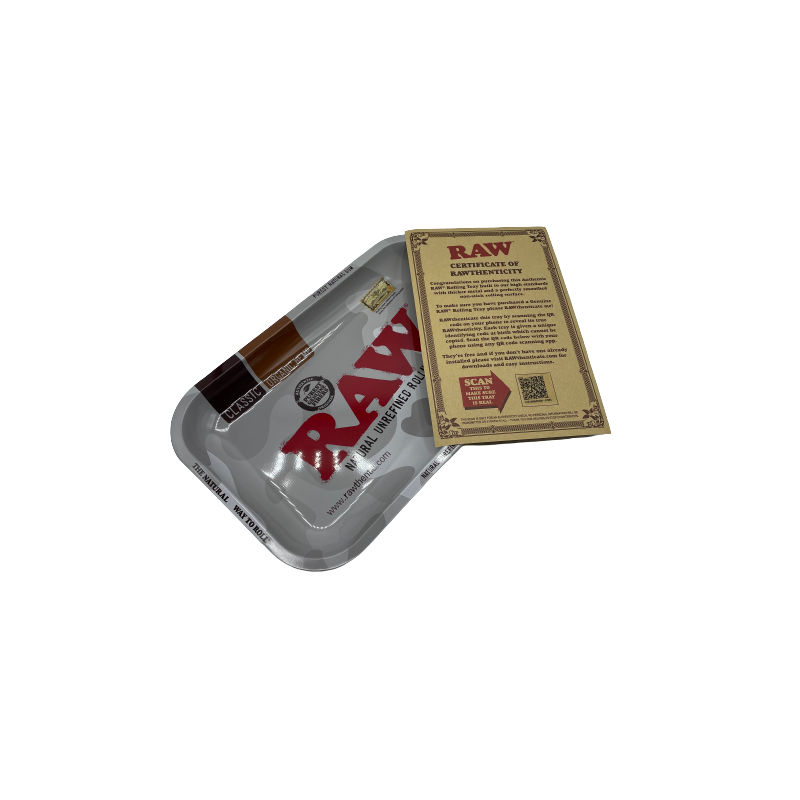 RAW Tray Metal Camo Grey Small Unit