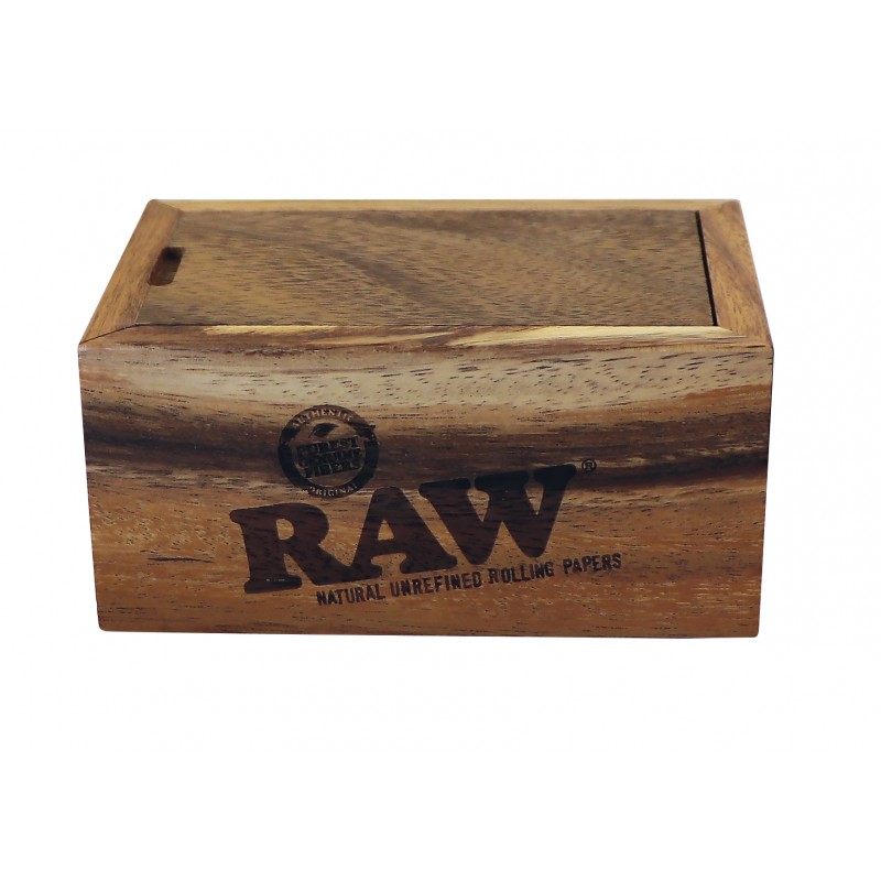 RAW Storage Box Wooden Acacia Slide Small Unit