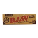 RAW Rolling Papers Classic Cut Corners Single Wide Single Window Display