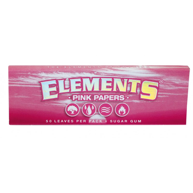 Elements Rolling Papers Pink 1¼ 1|4 Display