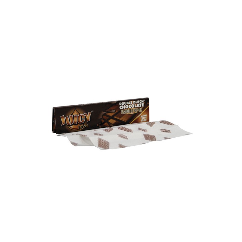 Juicy Jays Rolling Papers King Size Slim Double Dutch Chocolate Display