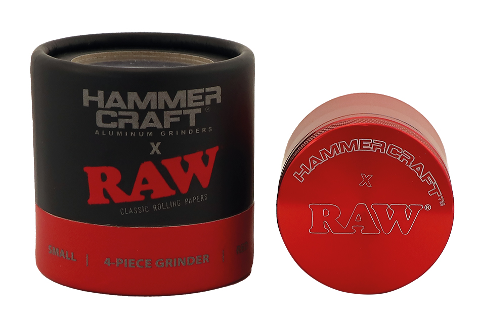 Raw Grinder x Hammercraft Rojo 4 Partes Tamaño S