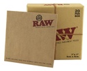RAW Parchment Paper 8x8cm Pouch 20 Unit