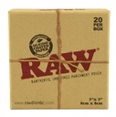 RAW Parchment Paper 8x8cm Pouch 20 Unit