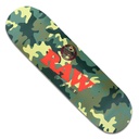 Raw Skate Board Camo & Black