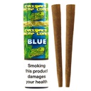 Cyclones Wraps Hemp Cones Blue 2X Display