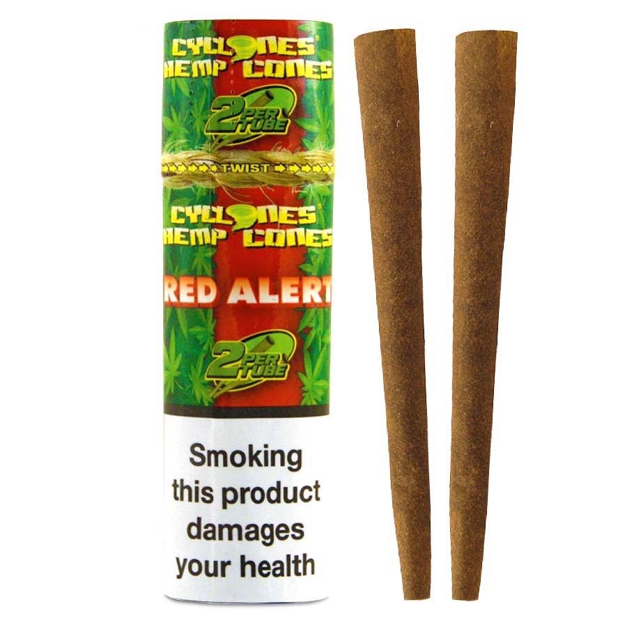 Cyclones Wraps Hemp Cones Red Alert 2X Display